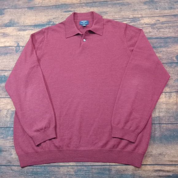 Brooks Brothers Other - Brooks Brothers 100% Merino Wool Vintage Pullover Men's XL Maroon
